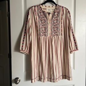 Ba&sh Rosa Ecru Embroidered Dress